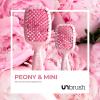 imageFHI Heat  UNbrush Detangling Brush Combo Pack  Original ampamp Mini UNbrush Hairbrush for All WetDry Hair Types  DuoFlex Anti Static Hair Brush Vented Detangler Brush for PainFree StylingPeony Light Pink