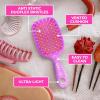 imageFHI Heat  UNbrush Detangling Brush Combo Pack  Original ampamp Mini UNbrush Hairbrush for All WetDry Hair Types  DuoFlex Anti Static Hair Brush Vented Detangler Brush for PainFree StylingRose Quartz Pink
