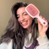 imageFHI Heat  UNbrush Detangling Brush Combo Pack  Original ampamp Mini UNbrush Hairbrush for All WetDry Hair Types  DuoFlex Anti Static Hair Brush Vented Detangler Brush for PainFree StylingPeony Light Pink
