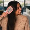 imageFHI Heat UNbrush Detangling Brush for PainFree Brushing on All Wet or Dry Hair Types  Durable DuoFlex AntiStatic Bristles Lightweight Handle Vented Hair BrushRose Dark Pink
