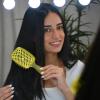 imageFHI Heat UNbrush Detangling Brush for PainFree Brushing on All Wet or Dry Hair Types  Durable DuoFlex AntiStatic Bristles Lightweight Handle Vented Hair BrushAmber Yellow