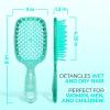 imageFHI Heat UNbrush Detangling Brush for PainFree Brushing on All Wet or Dry Hair Types  Durable DuoFlex AntiStatic Bristles Lightweight Handle Vented Hair BrushTurquoise Green