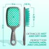 imageFHI Heat UNbrush Detangling Brush for PainFree Brushing on All Wet or Dry Hair Types  Durable DuoFlex AntiStatic Bristles Lightweight Handle Vented Hair BrushAurora