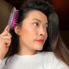 imageFHI Heat UNbrush Detangling Brush for PainFree Brushing on All Wet or Dry Hair Types  Durable DuoFlex AntiStatic Bristles Lightweight Handle Vented Hair BrushOrchid Lavender