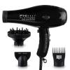 imageFHI HEAT Platform Nano Power Salon Pro 2000 Tourmaline Ceramic Quick Dry Hair Dryer with 3 Piece Attachment Set Comb Concentrator and Diffuser Black