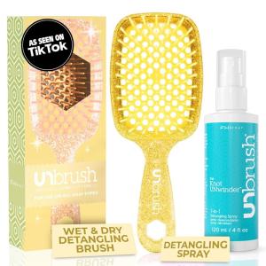 imageFHI Heat UNbrush and UNwinder SprayAmber Yellow