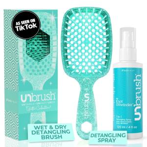 imageFHI Heat UNbrush and UNwinder SprayTurquoise Green
