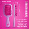 imageUNbrush Barbie Detangling Brush Duo  Style Icon  YellowPurple
