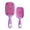imageUNbrush Barbie Detangling Brush Duo  Style Icon  YellowPurple