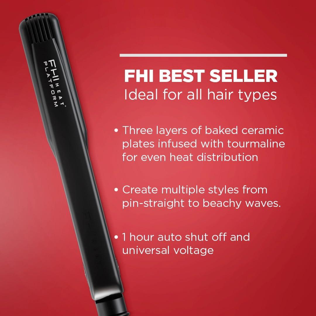 imageFHI Heat Platform Pro Styling Tourmaline Hair Straightener for All Hair Types1 14 Inch
