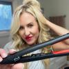 imageFHI Heat Platform Plus Curve Pro 1quot Hair Styler  Ionic Tourmaline Ceramic Straightener Flat Iron for Bouncy Curls or Beach Waves  Adjustable Heat Auto ShutOff and Universal Voltage 12ft Cord
