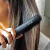 imageFHI Heat Platform Plus Curve Pro 1quot Hair Styler  Ionic Tourmaline Ceramic Straightener Flat Iron for Bouncy Curls or Beach Waves  Adjustable Heat Auto ShutOff and Universal Voltage 12ft Cord