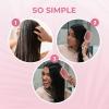 imageFHI Heat UNbrush Mini Detangler Brush for PainFree Brushing on All Wet or Dry Hair Types  Durable Duoflex AntiStatic Bristles Lightweight Handle Vented Mini Hair BrushPeony Light Pink