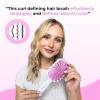 imageFHI Heat UNbrush Plus  Curly Hair Brush for Gentle ampamp Effective Detangling on Wet or Dry Fragile Hair Types  Detangler Brush w 84 UltraFlex Bristles Ultralight Vented Anti Static HairbrushBubble Gum
