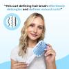 imageFHI Heat UNbrush Plus  Curly Hair Brush for Gentle ampamp Effective Detangling on Wet or Dry Fragile Hair Types  Detangler Brush w 84 UltraFlex Bristles Ultralight Vented Anti Static HairbrushCotton Candy