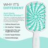 imageFHI Heat UNbrush Plus  Curly Hair Brush for Gentle ampamp Effective Detangling on Wet or Dry Fragile Hair Types  Detangler Brush w 84 UltraFlex Bristles Ultralight Vented Anti Static HairbrushMint Swirl