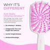 imageFHI Heat UNbrush Plus  Curly Hair Brush for Gentle ampamp Effective Detangling on Wet or Dry Fragile Hair Types  Detangler Brush w 84 UltraFlex Bristles Ultralight Vented Anti Static HairbrushBubble Gum