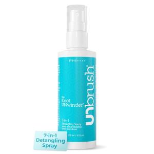 imageFHI Heat The Knot UNwinder Detangler Spray  7in1 Hair Care for Smooth TangleFree Hair  UNbrush Detangling Spray wHeat Protection Frizz Control Conditioning Enhanced Shine Moisture