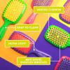 image:imageFHI Heat UNbrush Detangling Brush 3Pack Bundle  Hair Brush for All WetDry Hair Types  PainFree Detangler Brush wDuoFlex Anti Static Bristles  Lightweight Travel Hair Brush Neon Collection