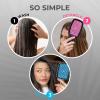 image:imageFHI Heat UNbrush Detangling Brush 3Pack Bundle  Hair Brush for All WetDry Hair Types  PainFree Detangler Brush wDuoFlex Anti Static Bristles  Lightweight Travel Hair Brush Original Black