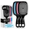 image:imageFHI Heat UNbrush Detangling Brush 3Pack Bundle  Hair Brush for All WetDry Hair Types  PainFree Detangler Brush wDuoFlex Anti Static Bristles  Lightweight Travel Hair Brush Original Black