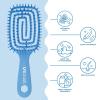 image:imageFHI Heat UNbrush Flex Detangling Brush  UltraFlexible PainFree Hair Brush Detangler with DuoFlex AntiStatic Bristles for Removing Tangles Massaging Scalp amp Faster Styling  PinkBlue
