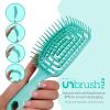 image:imageFHI Heat UNbrush Flex Detangling Brush  UltraFlexible PainFree Hair Brush Detangler with DuoFlex AntiStatic Bristles for Removing Tangles Massaging Scalp amp Faster Styling  PinkTeal