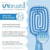 image:imageFHI Heat UNbrush Flex Detangling Brush  UltraFlexible PainFree Hair Brush Detangler with DuoFlex AntiStatic Bristles for Removing Tangles Massaging Scalp amp Faster Styling  PinkBlue