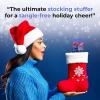 image:imageUNbrush Mini Holiday Hair Brush for PainFree Brushing On All WetDry Hair TypesFrosty Blue  Snowflakes