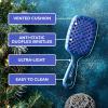 image:imageUNbrush Mini Holiday Hair Brush for PainFree Brushing On All WetDry Hair TypesIcicle Blue