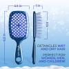 image:imageUNbrush Mini Holiday Hair Brush for PainFree Brushing On All WetDry Hair TypesIcicle Blue