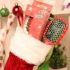image:imageUNbrush Mini Holiday Hair Brush for PainFree Brushing On All WetDry Hair TypesSleigh Ride Red
