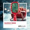 image:imageUNbrush Mini Holiday Hair Brush for PainFree Brushing On All WetDry Hair TypesSleigh Ride Red