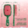 image:imageUNbrush Mini Holiday Hair Brush for PainFree Brushing On All WetDry Hair TypesSnowy Pine Green