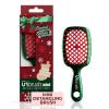 image:imageUNbrush Mini Holiday Hair Brush for PainFree Brushing On All WetDry Hair TypesHolly Green